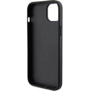 Etui Karl Lagerfeld KLHCP15SSAPKCNPK Apple iPhone 15 hardcase Saffiano Cardslot Karl&Choupette Metal Pin czarny/black