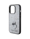 Kup Etui Karl Lagerfeld KLHCP15XGCNPSG Apple iPhone 15 Pro Max hardcase Fixed Glitter Choupette Logo Metal Pin stříbrný/silver - KLD1728 - {ean13} - Sklep Home Screen
