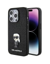 Kup Etui Karl Lagerfeld KLHCP15XGKNPSK Apple iPhone 15 Pro Max hardcase Fixed Glitter Ikonik Logo Metal Pin černý/black - KLD1729 - {ean13} - Sklep Home Screen