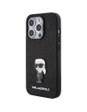 Kup Case Karl Lagerfeld KLHCP15XGKNPSK Apple iPhone 15 Pro Max Hardcase Fixed Glitter Ikonik Logo Metal Pin schwarz/black - KLD1729 - {ean13} - Sklep Home Screen