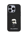 Kup Case Karl Lagerfeld KLHCP15XGKNPSK Apple iPhone 15 Pro Max Hardcase Fixed Glitter Ikonik Logo Metal Pin schwarz/black - KLD1729 - {ean13} - Sklep Home Screen