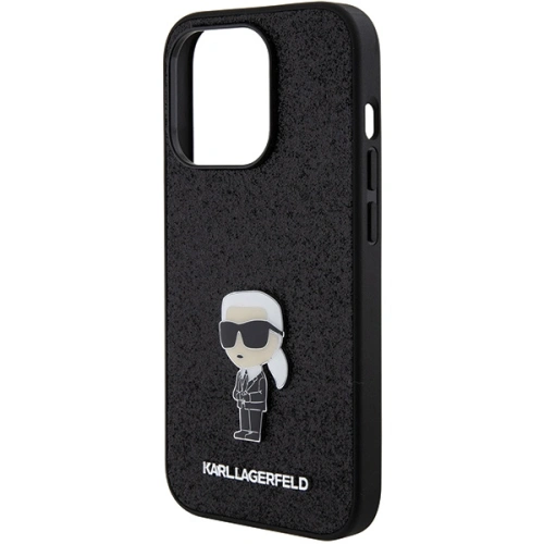 Kup Etui Karl Lagerfeld KLHCP15XGKNPSK Apple iPhone 15 Pro Max hardcase Fixed Glitter Ikonik Logo Metal Pin černý/black - KLD1729 - {ean13} - Sklep Home Screen