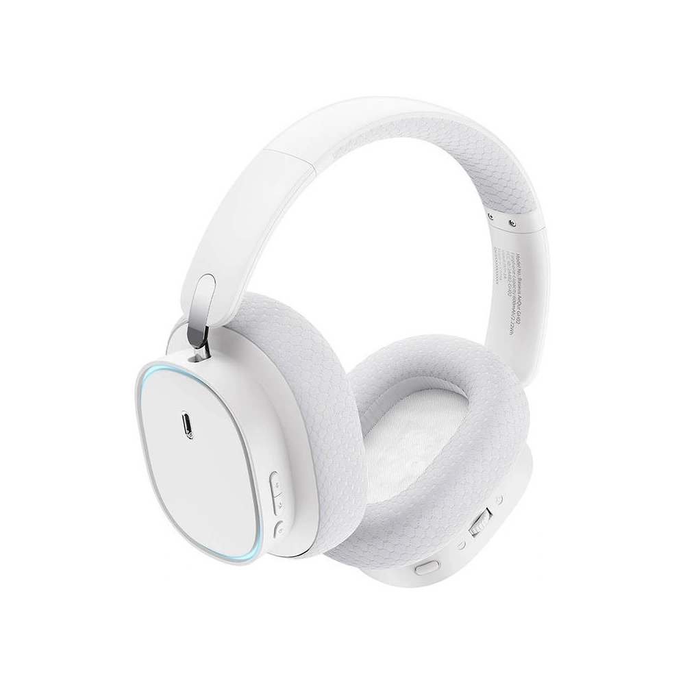 Gamingowe bezprzewodowe słuchawki Baseus AeQur GH02 2.4G / BT 5.3 / jack 3.5mm (białe)