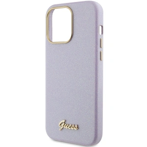 Buy Guess GUHCP15XPGMCSL Apple iPhone 15 Pro Max hardcase Glitter Glossy Script lilac - GUE2971 - {ean13} - Home Screen Store Europe