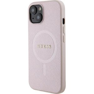 Kup Etui Guess GUHMP15MPSAHMCP Apple iPhone 15 Plus / 14 Plus hardcase Saffiano MagSafe różowy/pink - GUE2972 - {ean13} - Sklep Home Screen