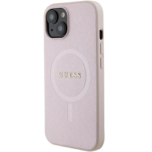 Kup Etui Guess GUHMP15MPSAHMCP Apple iPhone 15 Plus / 14 Plus hardcase Saffiano MagSafe różowy/pink - GUE2972 - {ean13} - Sklep Home Screen