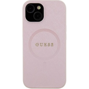 Kup Etui Guess GUHMP15MPSAHMCP Apple iPhone 15 Plus / 14 Plus hardcase Saffiano MagSafe różowy/pink - GUE2972 - {ean13} - Sklep Home Screen