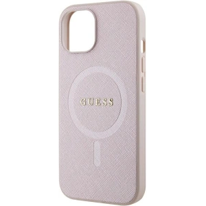 Kup Guess Apple Geantă GUHMP15MPSAHMCP iPhone 15 Plus / 14 Plus husă Saffiano MagSafe roz/roz - GUE2972 - {ean13} - Sklep Home Screen
