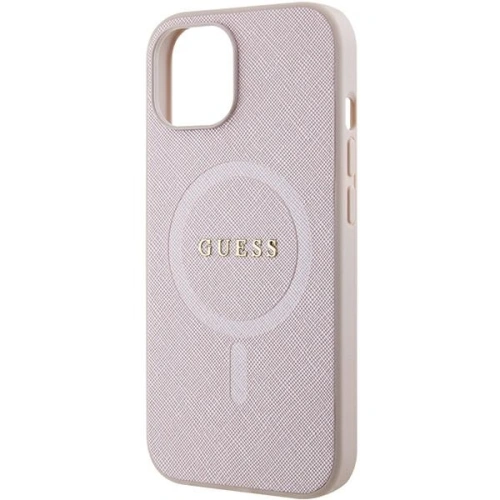 Kup Etui Guess GUHMP15MPSAHMCP Apple iPhone 15 Plus / 14 Plus hardcase Saffiano MagSafe różowy/pink - GUE2972 - {ean13} - Sklep Home Screen