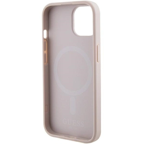 Kup Etui Guess GUHMP15MPSAHMCP Apple iPhone 15 Plus / 14 Plus hardcase Saffiano MagSafe różowy/pink - GUE2972 - {ean13} - Sklep Home Screen