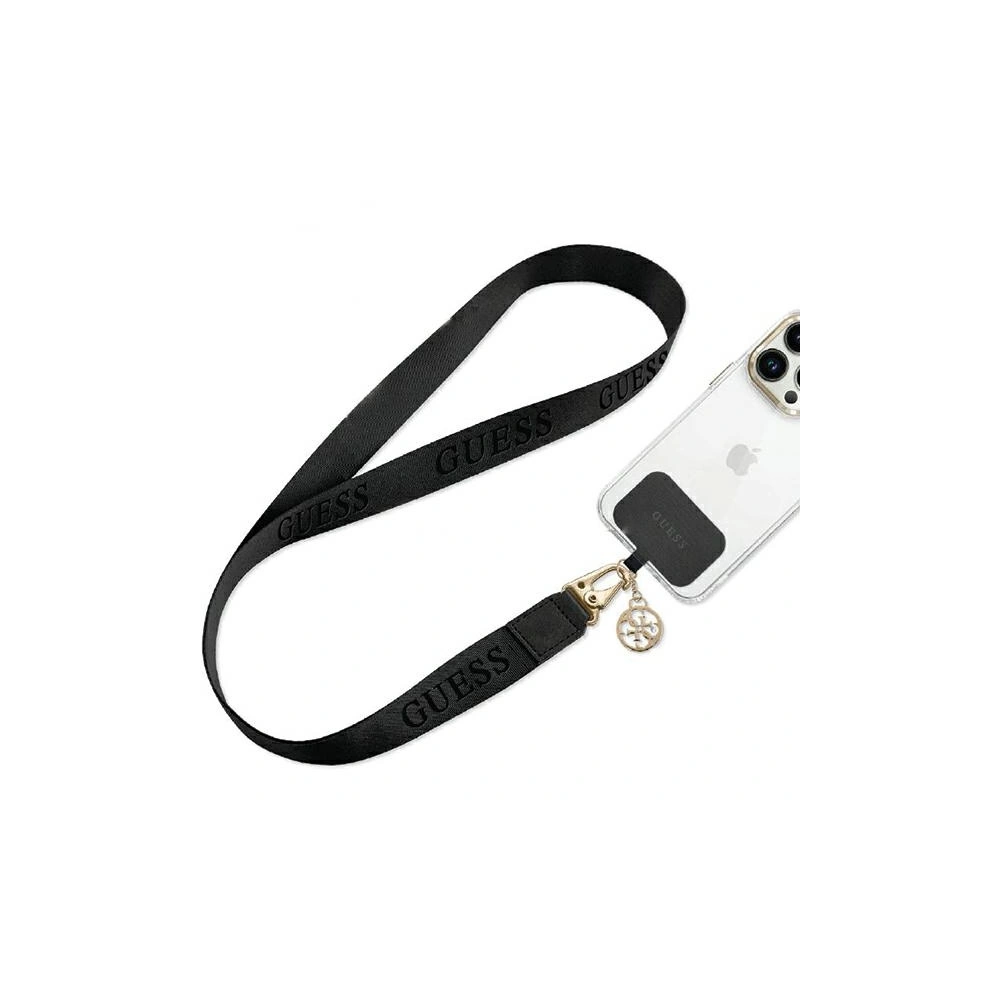 Pasek Guess GUOUCPNLEH4K Universal CBDY Nylon Chain czarny/black