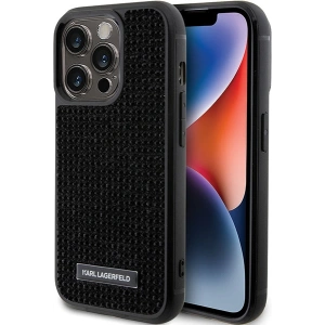 Kup Etui Karl Lagerfeld KLHCP15XHDSPLK Apple iPhone 15 Pro Max hardcase Rhinestone Logo Metal Plate černý/black - KLD1730 - {ean13} - Sklep Home Screen