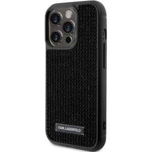 Kup Etui Karl Lagerfeld KLHCP15XHDSPLK Apple iPhone 15 Pro Max hardcase Rhinestone Logo Metal Plate czarny/black - KLD1730 - {ean13} - Sklep Home Screen