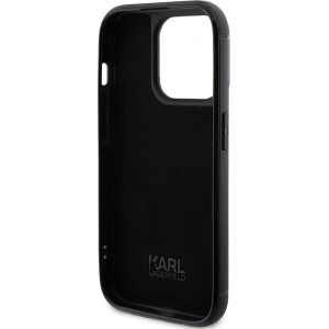 Kup Etui Karl Lagerfeld KLHCP15XHDSPLK Apple iPhone 15 Pro Max hardcase Rhinestone Logo Metal Plate czarny/black - KLD1730 - {ean13} - Sklep Home Screen