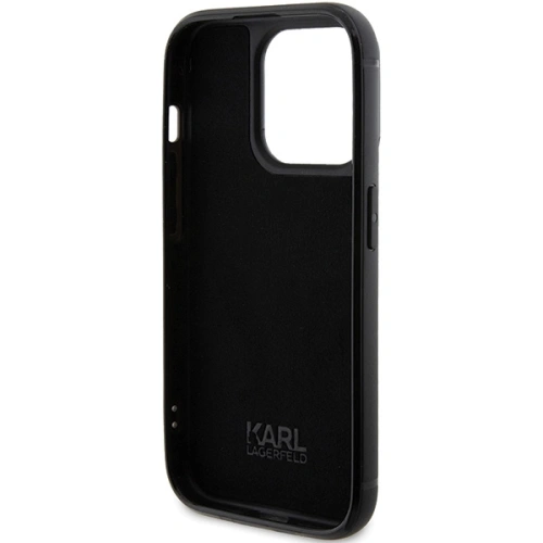 Kup Etui Karl Lagerfeld KLHCP15XHDSPLK Apple iPhone 15 Pro Max hardcase Rhinestone Logo Metal Plate černý/black - KLD1730 - {ean13} - Sklep Home Screen