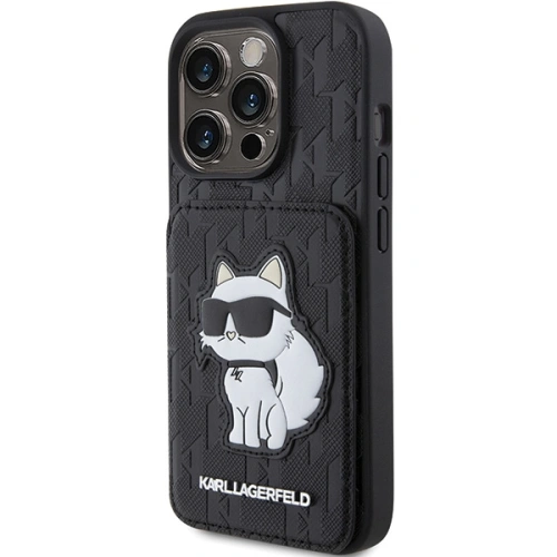 Kup Case Karl Lagerfeld KLHCP15XSAKCNSCK Apple iPhone 15 Pro Max Hardcase Saffiano Monogram Choupette schwarz/black - KLD1731 - {ean13} - Sklep Home Screen
