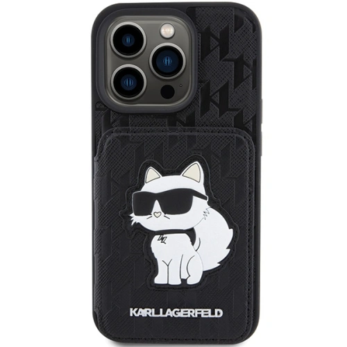 Kup Case Karl Lagerfeld KLHCP15XSAKCNSCK Apple iPhone 15 Pro Max Hardcase Saffiano Monogram Choupette schwarz/black - KLD1731 - {ean13} - Sklep Home Screen