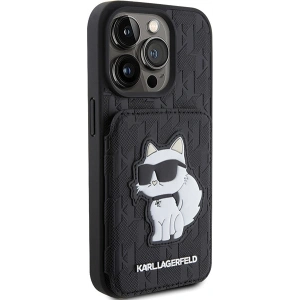 Kup Etui Karl Lagerfeld KLHCP15XSAKCNSCK Apple iPhone 15 Pro Max hardcase Saffiano Monogram Choupette czarny/black - KLD1731 - {ean13} - Sklep Home Screen