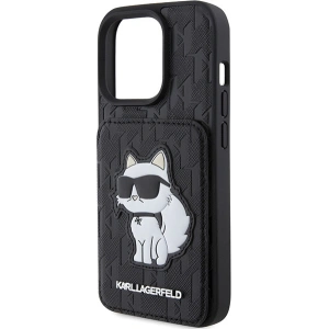 Buy Karl Lagerfeld KLHCP15XSAKCNSCK Apple iPhone 15 Pro Max hardcase Saffiano Monogram Choupette black - KLD1731 - {ean13} - Home Screen Store Europe