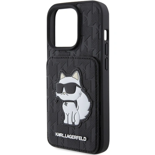 Kup Case Karl Lagerfeld KLHCP15XSAKCNSCK Apple iPhone 15 Pro Max Hardcase Saffiano Monogram Choupette schwarz/black - KLD1731 - {ean13} - Sklep Home Screen