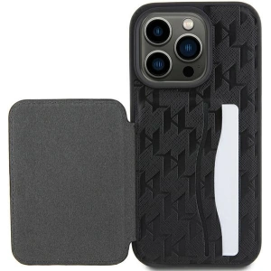 Buy Karl Lagerfeld KLHCP15XSAKCNSCK Apple iPhone 15 Pro Max hardcase Saffiano Monogram Choupette black - KLD1731 - {ean13} - Home Screen Store Europe