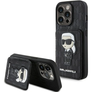 Kup Etui Karl Lagerfeld KLHCP15XSAKKNSCK Apple iPhone 15 Pro Max hardcase Saffiano Monogram Ikonik Patch černý/black - KLD1732 - {ean13} - Sklep Home Screen