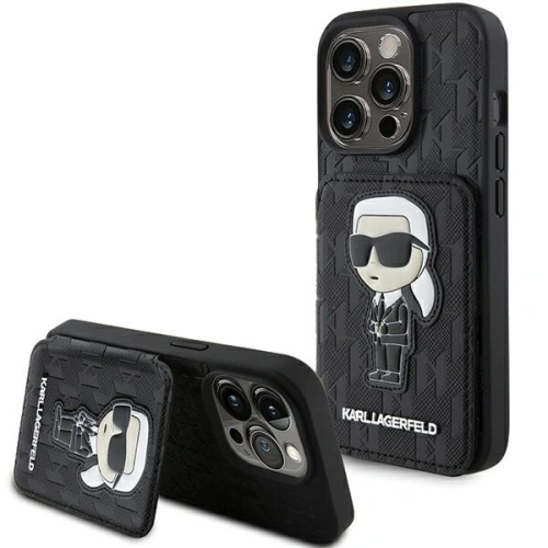 Kup Etui Karl Lagerfeld KLHCP15XSAKKNSCK Apple iPhone 15 Pro Max hardcase Saffiano Monogram Ikonik Patch fekete/black - KLD1732 - {ean13} - Sklep Home Screen