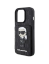 Kup Etui Karl Lagerfeld KLHCP15XSAKKNSCK Apple iPhone 15 Pro Max hardcase Saffiano Monogram Ikonik Patch fekete/black - KLD1732 - {ean13} - Sklep Home Screen