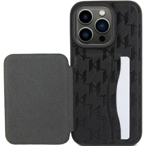 Kup Etui Karl Lagerfeld KLHCP15XSAKKNSCK Apple iPhone 15 Pro Max hardcase Saffiano Monogram Ikonik Patch fekete/black - KLD1732 - {ean13} - Sklep Home Screen