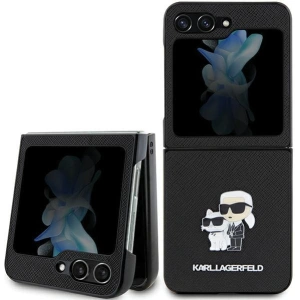 Kup Etui Karl Lagerfeld KLHCZF5SAKCNPK Samsung Galaxy Z Flip5 hardcase Saffiano Karl&Choupette Pin černý/black - KLD1733 - {ean13} - Sklep Home Screen