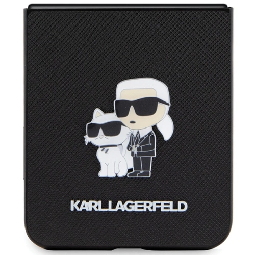 Kup Etui Karl Lagerfeld KLHCZF5SAKCNPK Samsung Galaxy Z Flip5 hardcase Saffiano Karl&Choupette Pin černý/black - KLD1733 - {ean13} - Sklep Home Screen