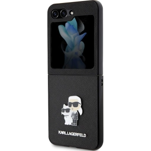 Kup Etui Karl Lagerfeld KLHCZF5SAKCNPK Samsung Galaxy Z Flip5 hardcase Saffiano Karl&Choupette Pin černý/black - KLD1733 - {ean13} - Sklep Home Screen