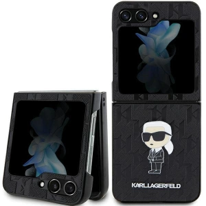 Kup Etui Karl Lagerfeld KLHCZF5SAPKINPK Samsung Galaxy Z Flip5 hardcase Saffiano Monogram Ikonik Pin černý/black - KLD1734 - {ean13} - Sklep Home Screen