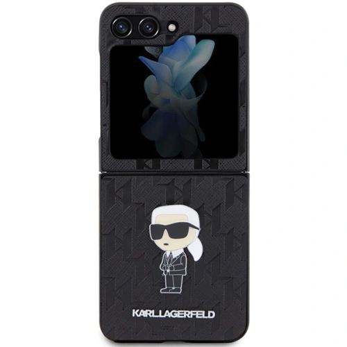 Kup Etui Karl Lagerfeld KLHCZF5SAPKINPK Samsung Galaxy Z Flip5 hardcase Saffiano Monogram Ikonik Pin černý/black - KLD1734 - {ean13} - Sklep Home Screen