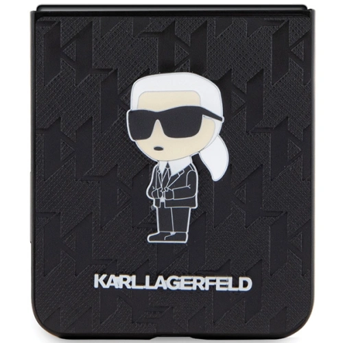 Kup Etui Karl Lagerfeld KLHCZF5SAPKINPK Samsung Galaxy Z Flip5 hardcase Saffiano Monogram Ikonik Pin černý/black - KLD1734 - {ean13} - Sklep Home Screen