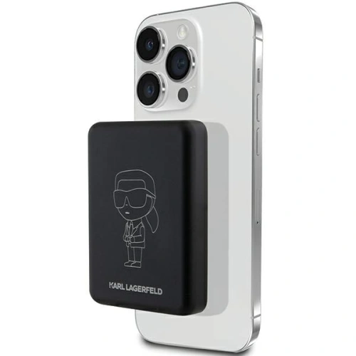 Kup Karl Lagerfeld Induction powerbank KLPBM5KIOTTGK 15W 5000mAh Outline Ikonik MagSafe negru / negru - KLD1735 - {ean13} - Sklep Home Screen