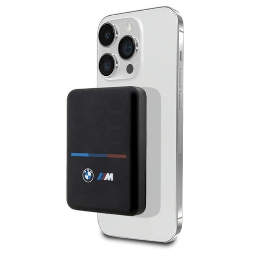 Kup Induktive Powerbank BMW BMPBMS5K22PGVK 15W 5000mAh + USB-C-Kabel M Collection MagSafe schwarz/black - BMW513 - {ean13} - Sklep Home Screen