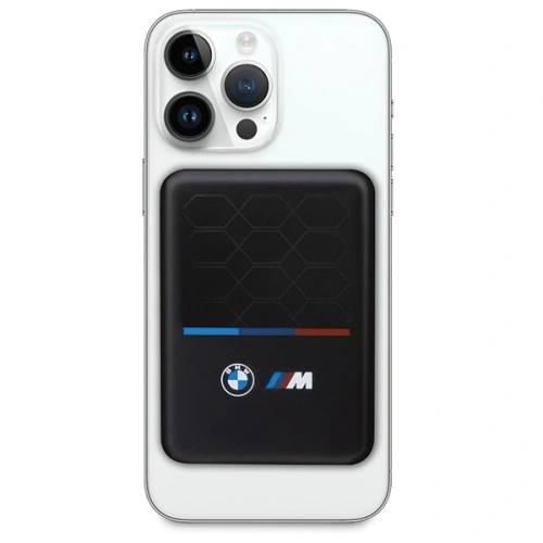 Kup Indukční powerbank BMW BMPBMS5K22PGVK 15W 5000mAh + kabel USB-C M Collection MagSafe černý/black - BMW513 - {ean13} - Sklep Home Screen