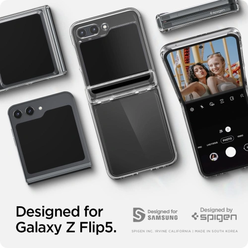 Buy Spigen Thin Fit Pro Samsung Galaxy Z Flip5 Crystal Clear - SPN3103 - {ean13} - Home Screen Store Europe