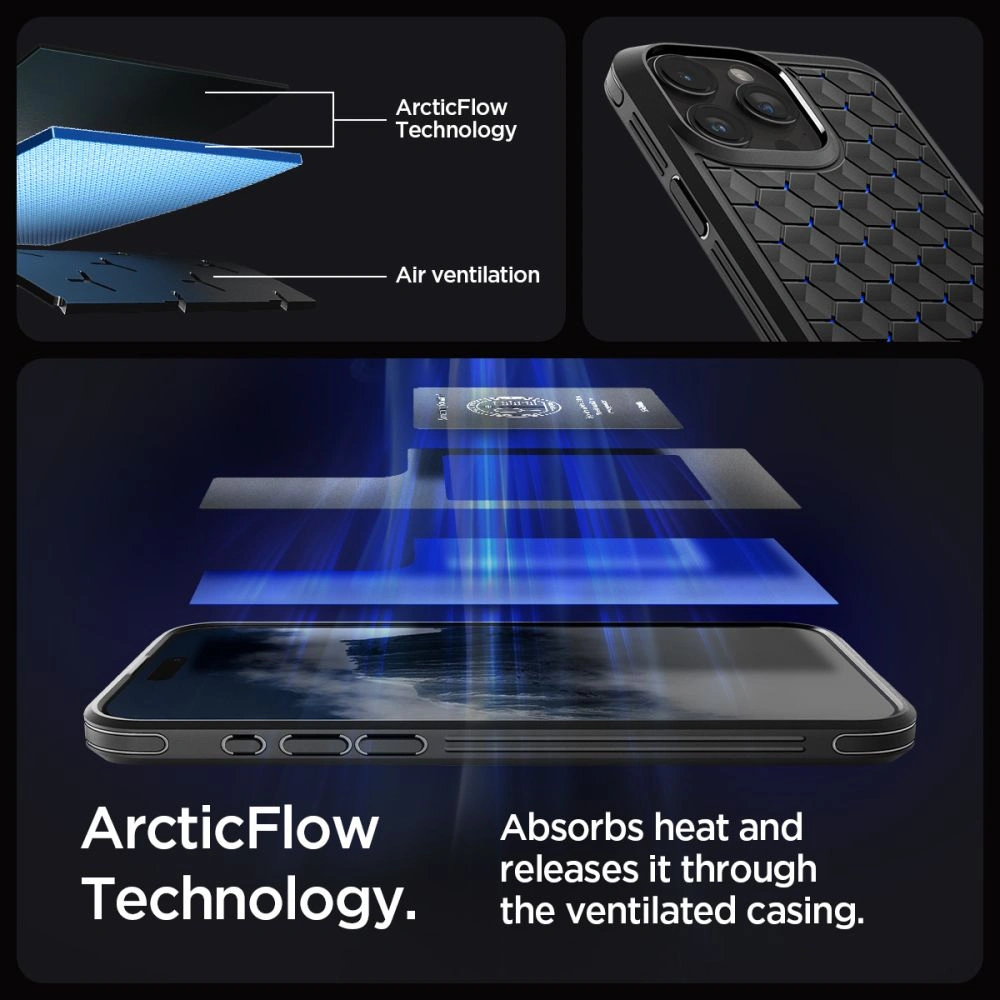 Etui Spigen Cryo Armor Apple iPhone 15 Pro Max Cryo Blue