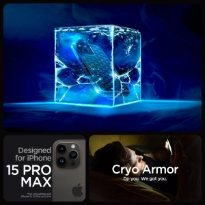 Buy Spigen Cryo Armor Apple iPhone 15 Pro Max Cryo Red - SPN3105 - {ean13} - Home Screen Store Europe