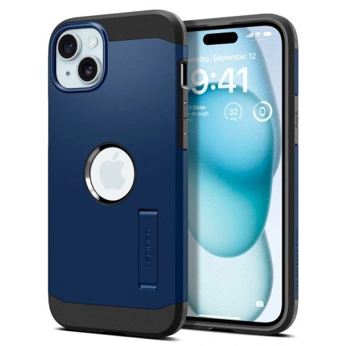 Kup Etui Spigen Tough Armor Mag MagSafe Apple iPhone 15 Sötétkék - SPN3106 - {ean13} - Sklep Home Screen