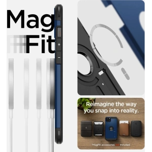 Etui Spigen Tough Armor Mag MagSafe Apple iPhone 15 Navy Blue