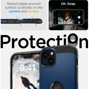 Etui Spigen Tough Armor Mag MagSafe Apple iPhone 15 Navy Blue