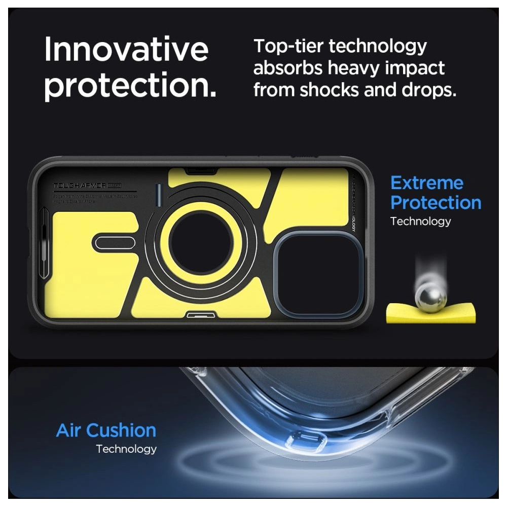 Etui Spigen Tough Armor Mag MagSafe Apple iPhone 15 Pro Metal Slate