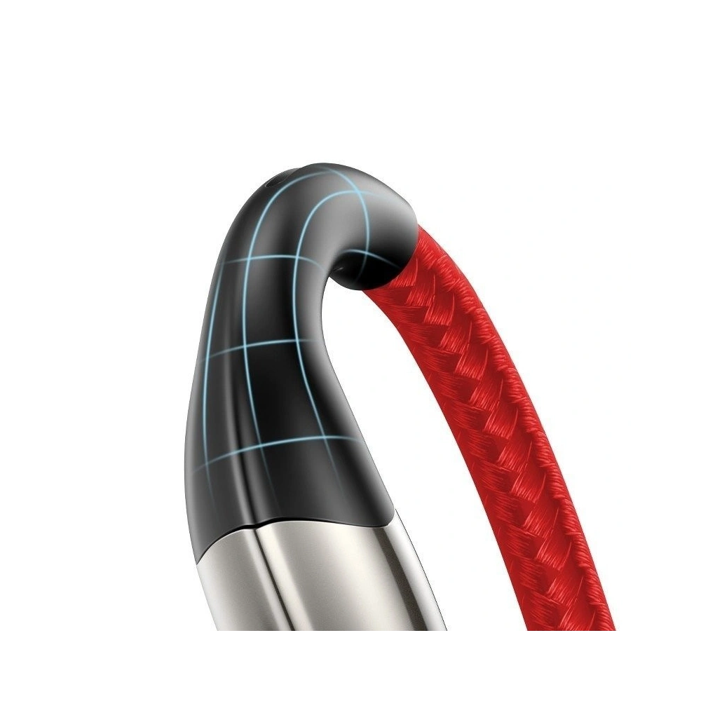 Kabel Lightning z diodą LED Baseus Horizontal 1m 2.4A (czerwony)