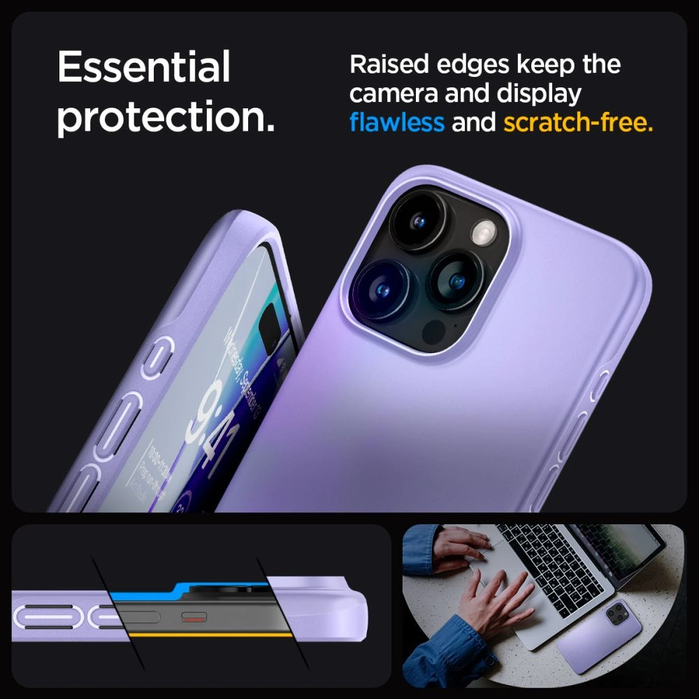 Etui Spigen Thin Fit Apple iPhone 15 Pro Max Iris Purple