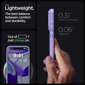 Buy Spigen Thin Fit Apple iPhone 15 Pro Max Iris Purple - SPN3111 - {ean13} - Home Screen Store Europe