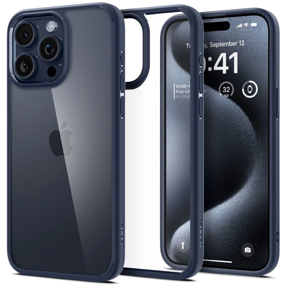 Etui Spigen Ultra Hybrid Apple iPhone 15 Pro Max Navy Blue