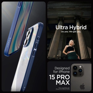 Buy Spigen Ultra Hybrid Apple iPhone 15 Pro Max Navy Blue - SPN3112 - {ean13} - Home Screen Store Europe